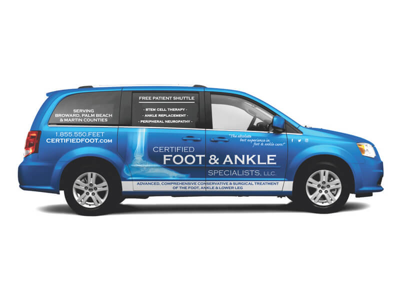 Foot and Ankle Specialists Vehicle Free Patient Shuttle