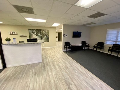 podiatrist fort myers clinical office lobby certified foot