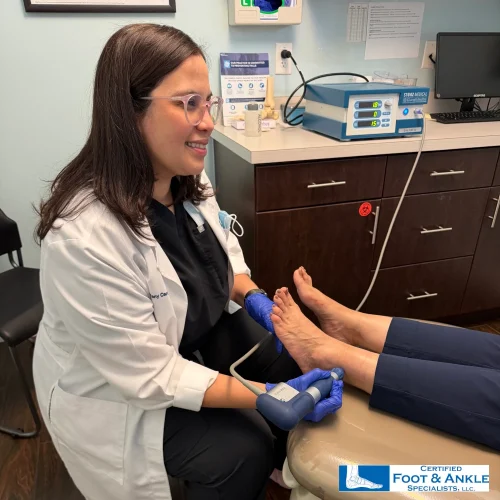 Shockwave Theraphy with Dr. Cerda for Heel Pain Shockwave Theraphy with Dr. Cerda for Heel Pain