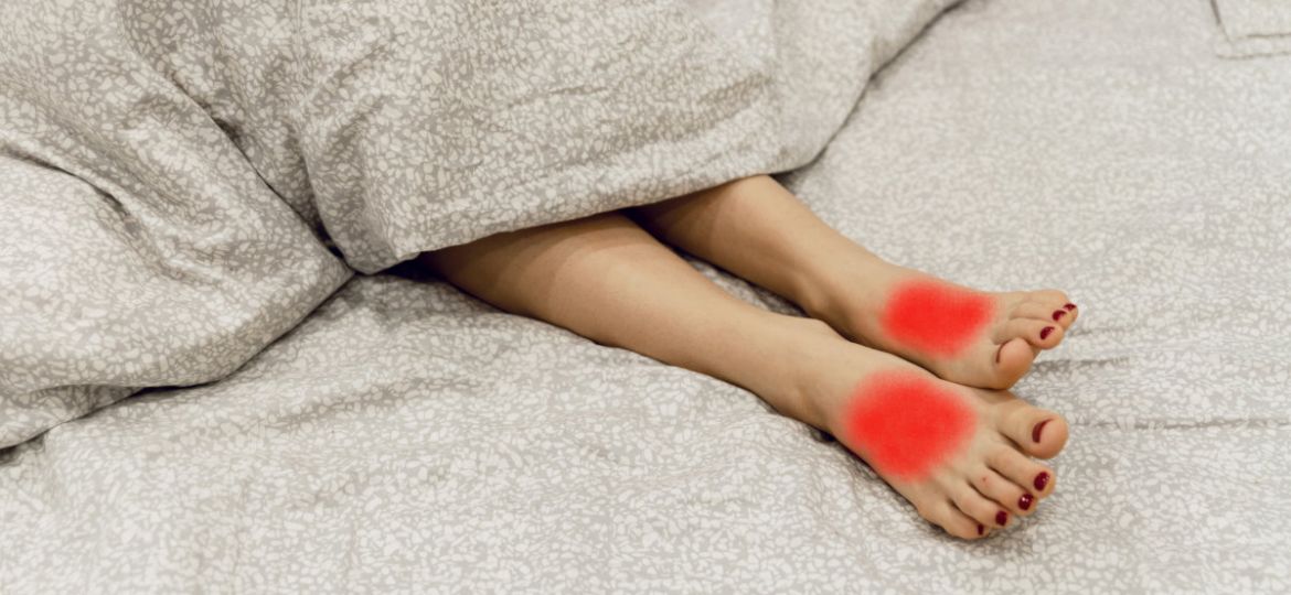 burning pain on top of foot