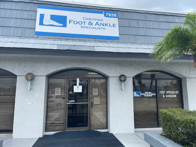 Tampa Clinic Building Certifiedf Foot and Ankle