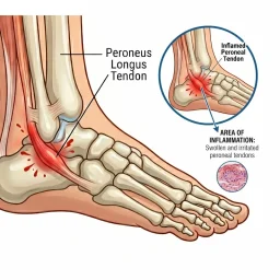 peroneal tendonitis treatment infographic inflammation