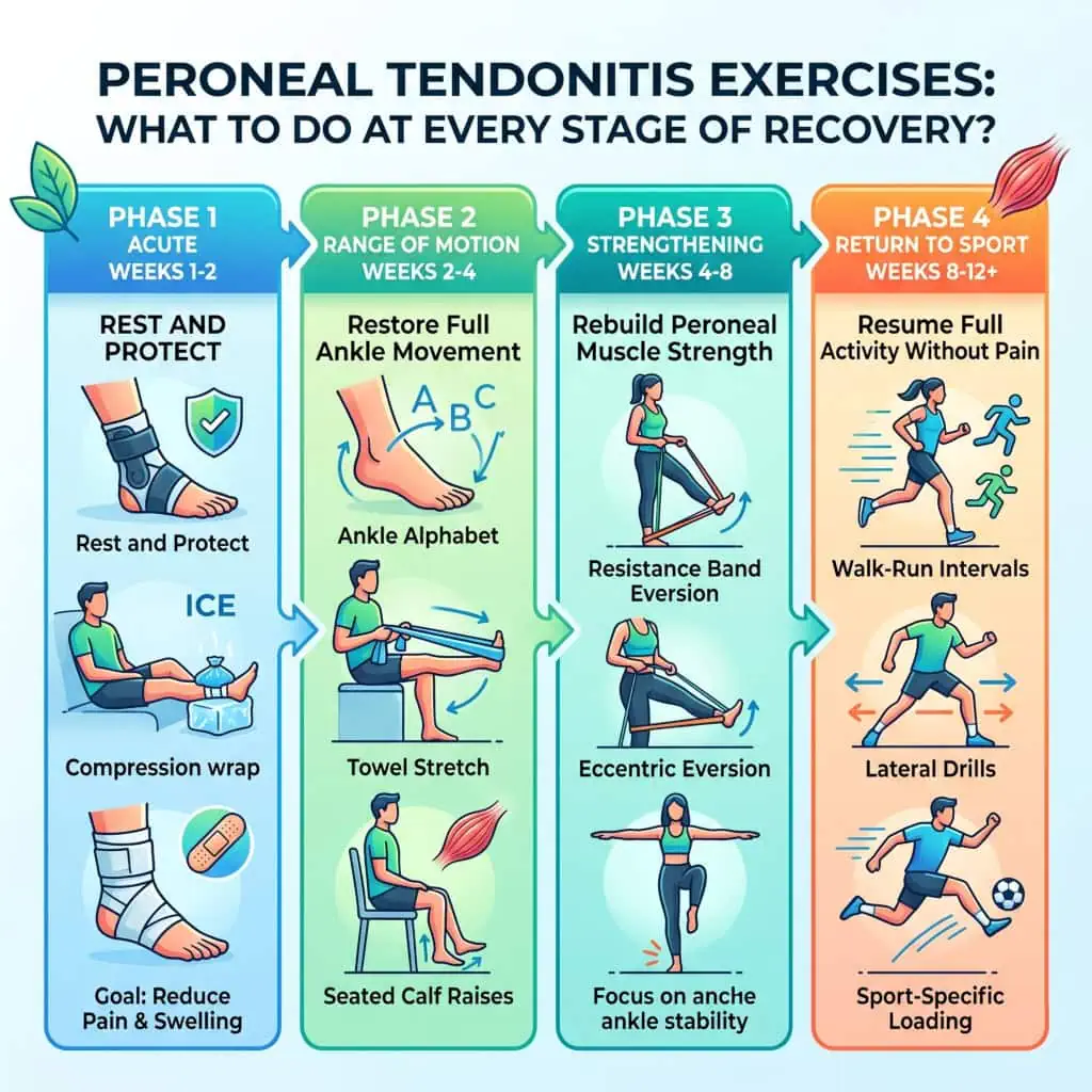 peroneal tendonitis exercises recovery phases cfas
